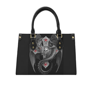 Skull Cross With Wings Women's Handbag