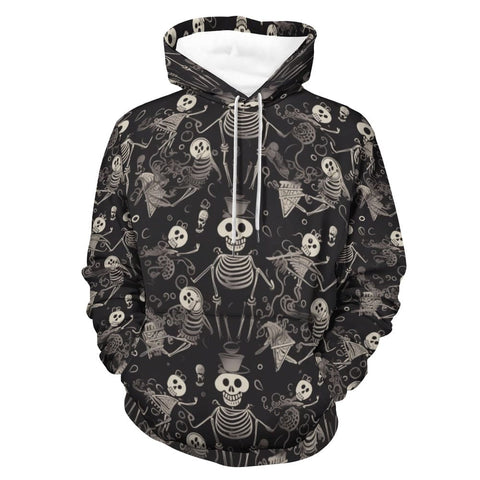 Men's Hooded Skull Sweatshirt