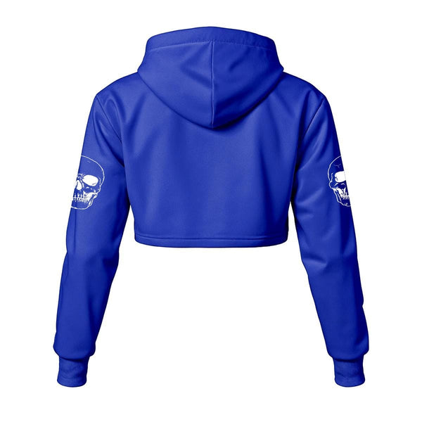 Women's Skull And Lizard Cropped Hoodie 12 Colors