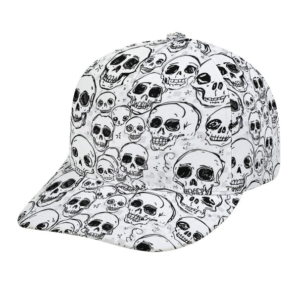 Skulls Pattern Doodle Style Baseball Cap