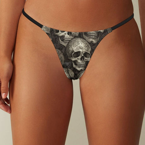 Cherry Skull Thongs for Women Sexy Women's underwear Panties Thong