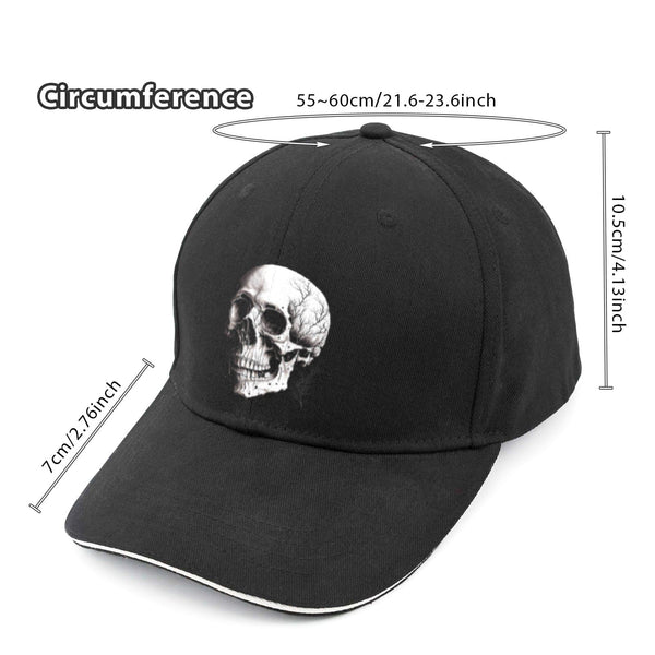 Skullhead Sandwich Peak Adjustable Hat Sandwich Peak Cap