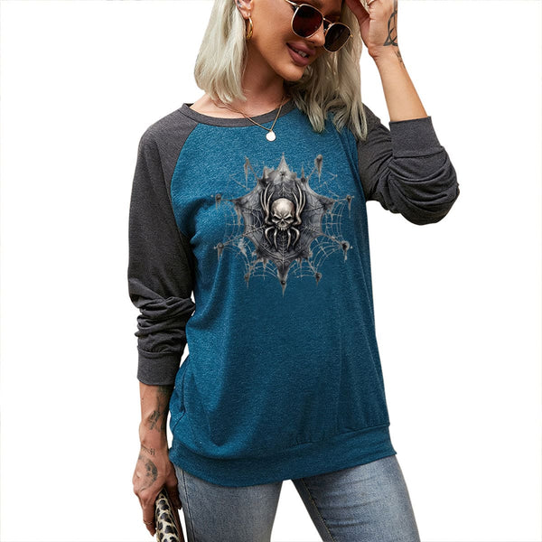 Tap Into Your Dark And Mysterious Side With Our Gothic Spiderweb Top.