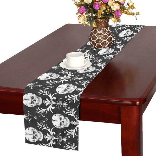 Add A Touch Of Edgy Charm To Your Table With Our 💀 Skulls Table Runner!