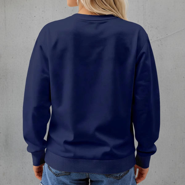 Women's Skull Dont Mess With Momma Fleece Crew Neck Sweatshirt