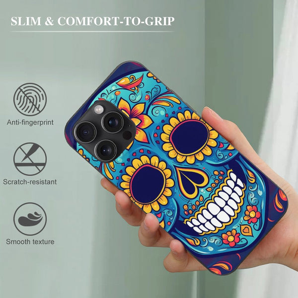 Skull Floral Case for iPhone 15 Pro Max