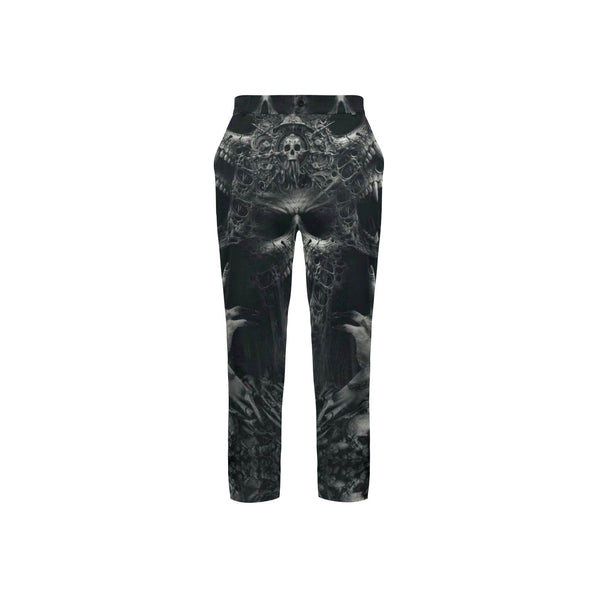 Skull Black Casual Pants For Men