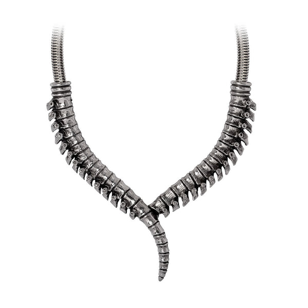 Boneframe Thoracic Collar Necklace – Gothic Ribcage Statement Piece