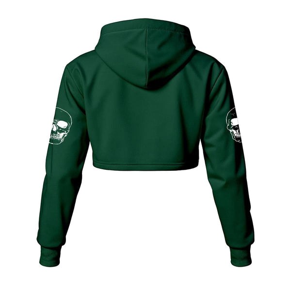Women's Skull And Lizard Cropped Hoodie 12 Colors