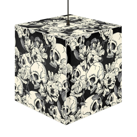 Skull Foral Light Cube Lamp 2 Sizes