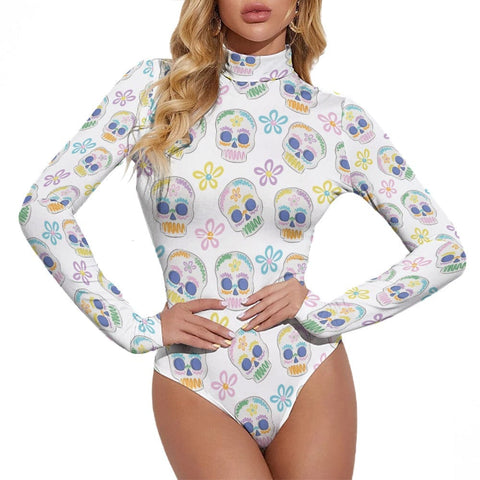 Get Curved Bodysuit Long Sleeve Suit For Women Goth Nightgown White Short  Sleeve Bodysuit For Women Earth Angels Sleep : : Clothing, Shoes &  Accessories