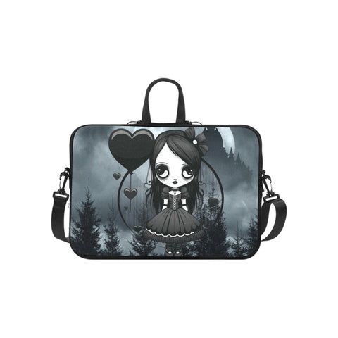 Goth Girl With Heart Laptop Bag Laptop Handbags 11"