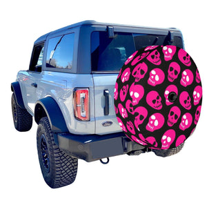 Pirate Girl Skull Spare Tire Cover – Fits 26.5-28.5 Inch Tires (R15) – ZW1018G3