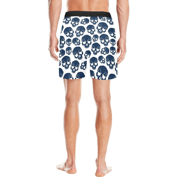 Men's Skull Print Mid-Length Pajama Shorts Are The Perfect Way to Stay Cool & Comfortable