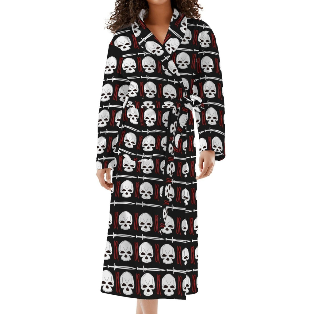 skull dressing gown ladies Skull Dressing Gown