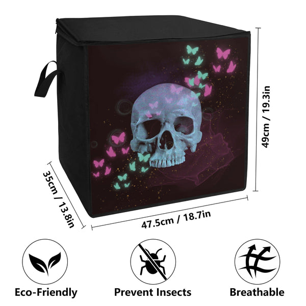 Skull Bedding Storage Box Bag