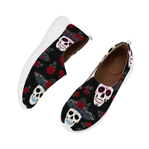 Women's Mexican Sugar Skull Casual Shoes