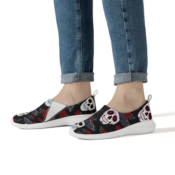 Women's Mexican Sugar Skull Casual Shoes