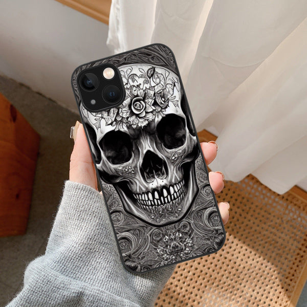 Gray Skull iPhone13 Series Phone Cases