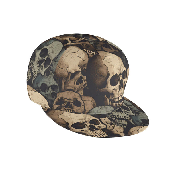 This Vintage Skulls Hip-hop Cap Is Casual And Comfortable Fit