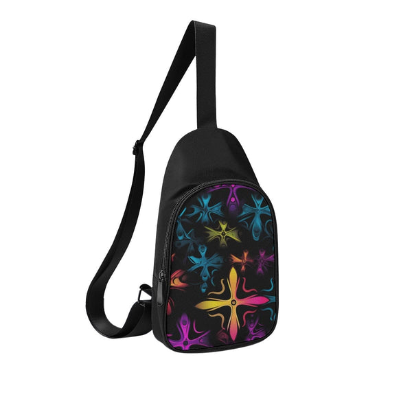 Gothic Colorful Crosses Chest Bags