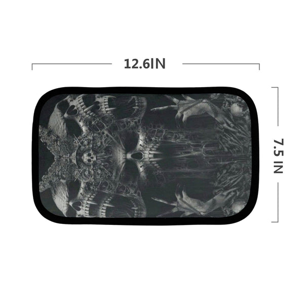 Screaming Skull Auto Console Cover Car Armrest Cover