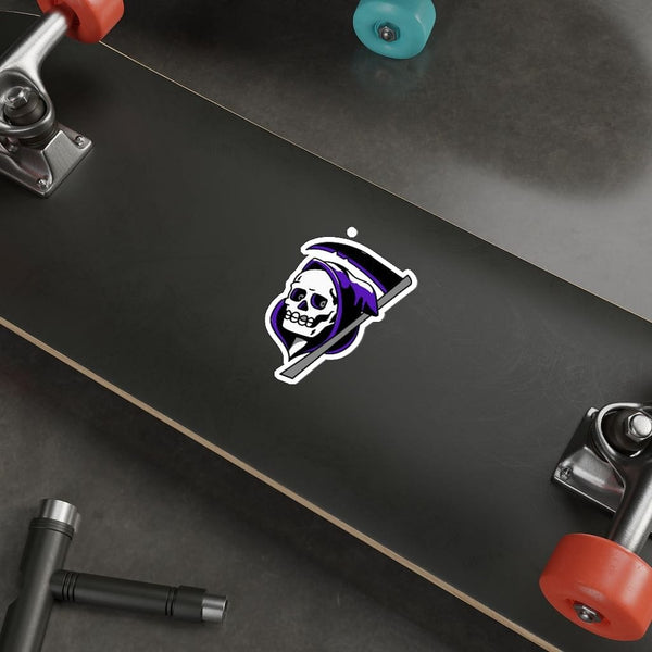 Skull Grim Reaper Blade- Original Skull Die-Cut Stickers