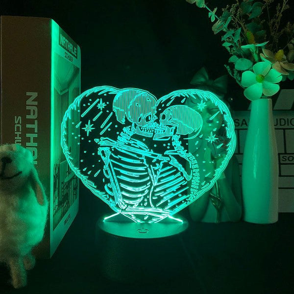 Heart Skulls LED Night Lights Creactive Room Decor