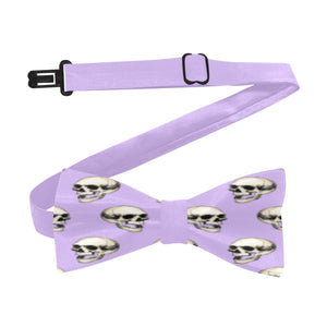 Add A Dose Of Elegance & Class To Your Formalwear With This Purple Skulls Men’s Bow Tie