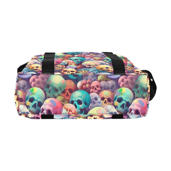 Sugar Skull Pattern Large Duffle Travel Bag