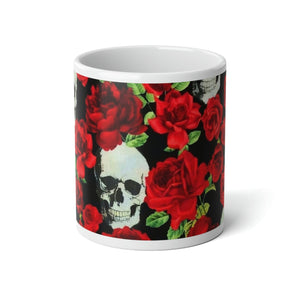 Skull & Roses Jumbo Mug, 20oz