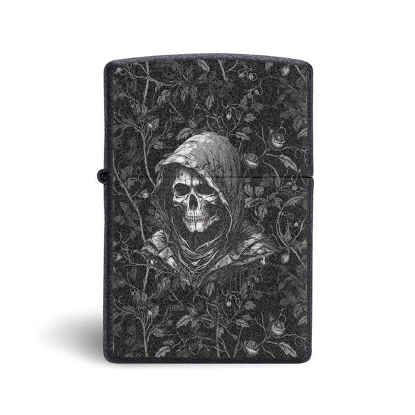 Skull Reaper Gothic Stainless Steel Lighter Case