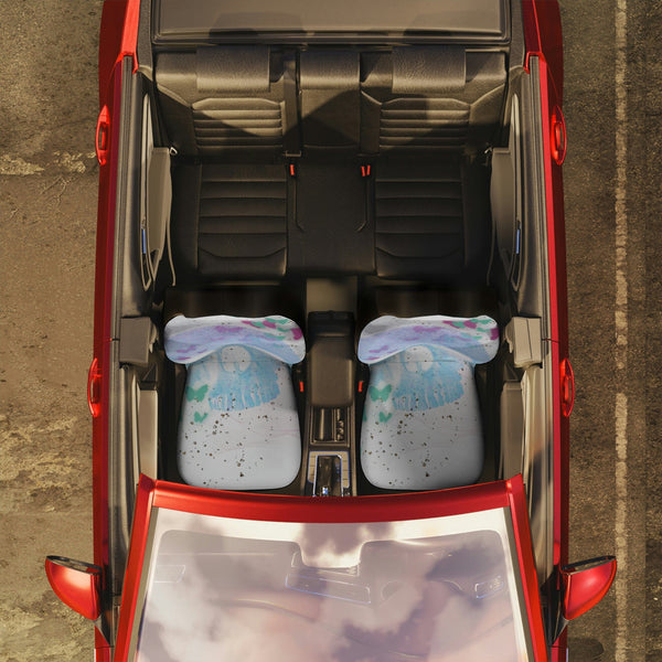 Skull Butterflies Pastel Car Seat Covers