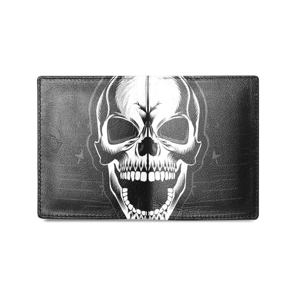 Men's Smiling Skull Leather Wallet