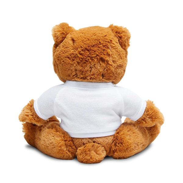 Colorful Skull Heart Teddy Bear With T-Shirt