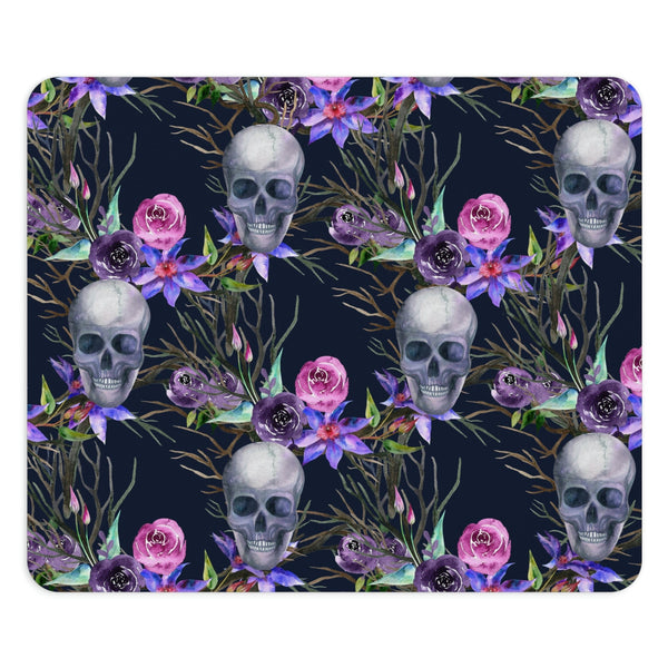 Purple Skull Rectangle or Round Mouse Pad