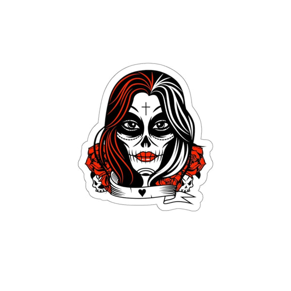 Skull Queen Of Hearts - Original Skull Die-Cut Stickers