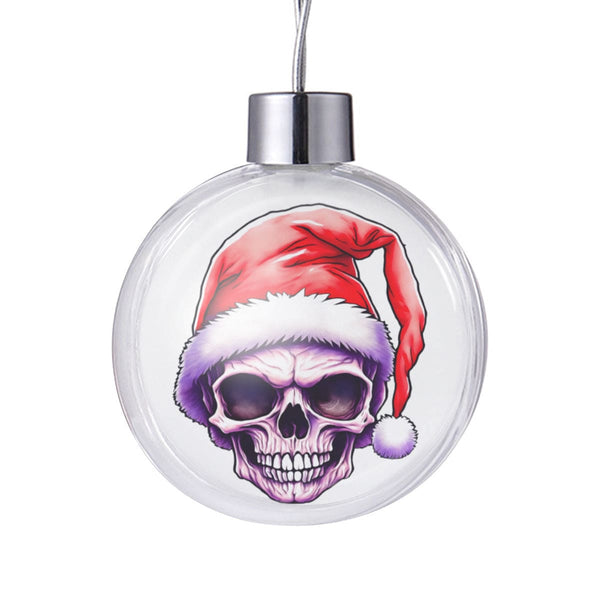 Skull Santa Spherical Christmas Ornament
