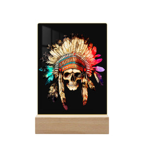 Indian Chief Headband Skull Light