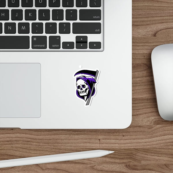 Skull Grim Reaper Blade- Original Skull Die-Cut Stickers