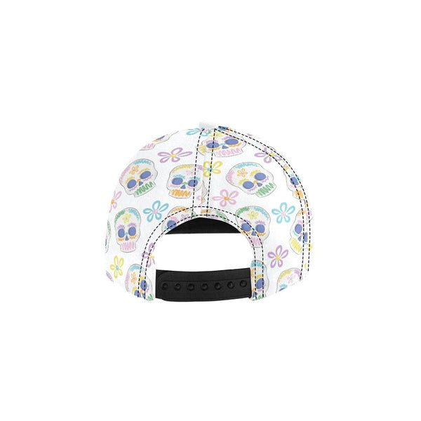 Make A Bold Impression With Our Pastel Skulls Snapback Cap