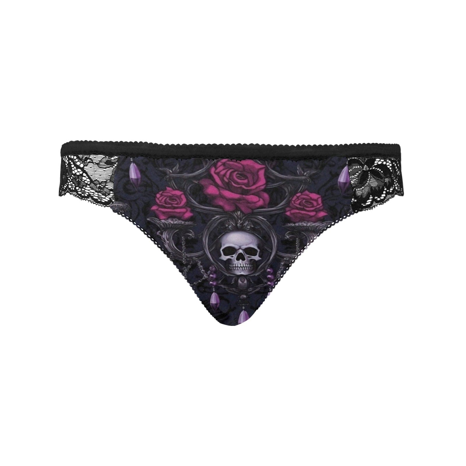 Gothic Panties with Skull Pattern Stock Image - Image of accessory,  macabre: 114735503