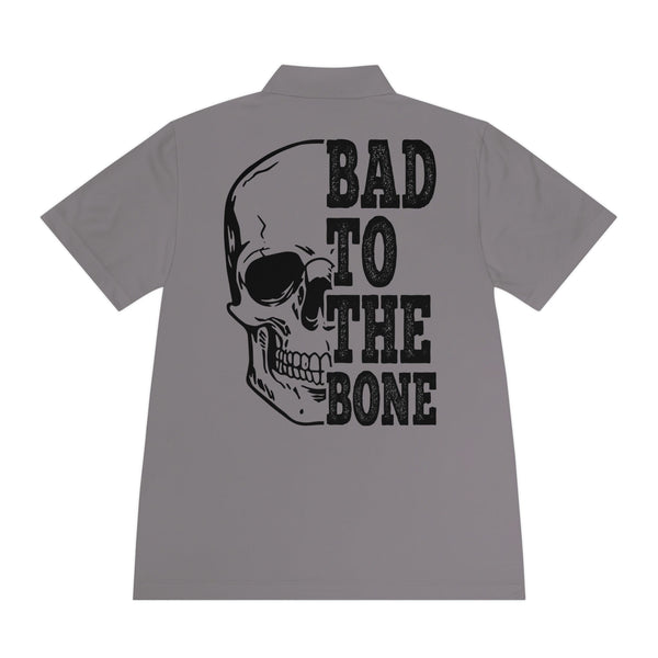 Men's Skull Bad To The Bone Sport Polo Shirt