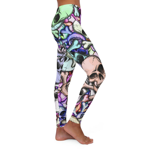 Women's Skulls Pastel Colors Spandex Leggings