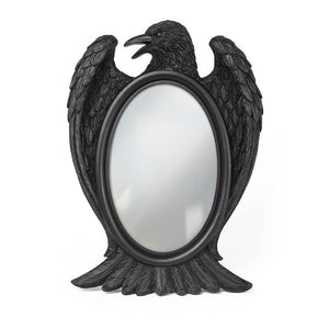 Black Raven Free Stand or Wall Hung Mirror