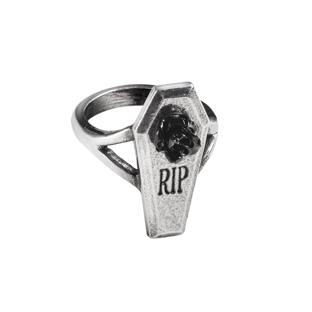 Dark & Deadly RIP Rose Ring – Everything Skull Clothing Merchandise and ...