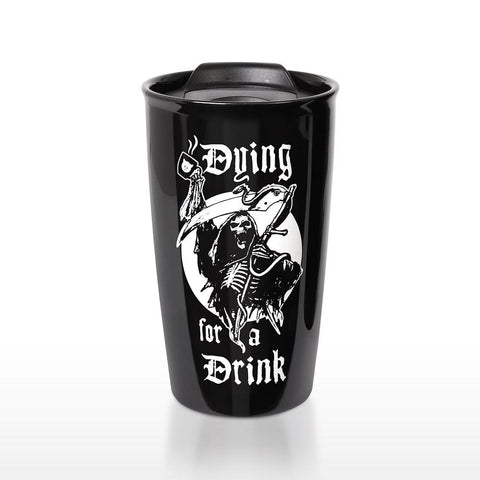 Dying for a Drink Double Walled Travel Mug