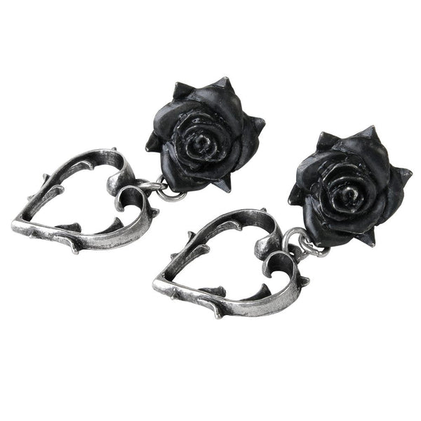 Wounded Rose Is For Love Earrings