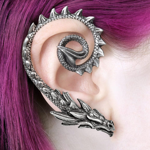 A Dragon Wrapping Around The Ear Wrap