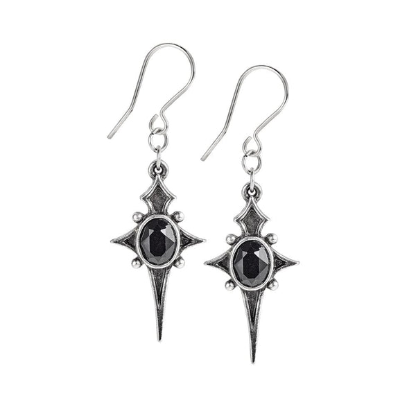 A Pair Of Gothic Dropper Earrings